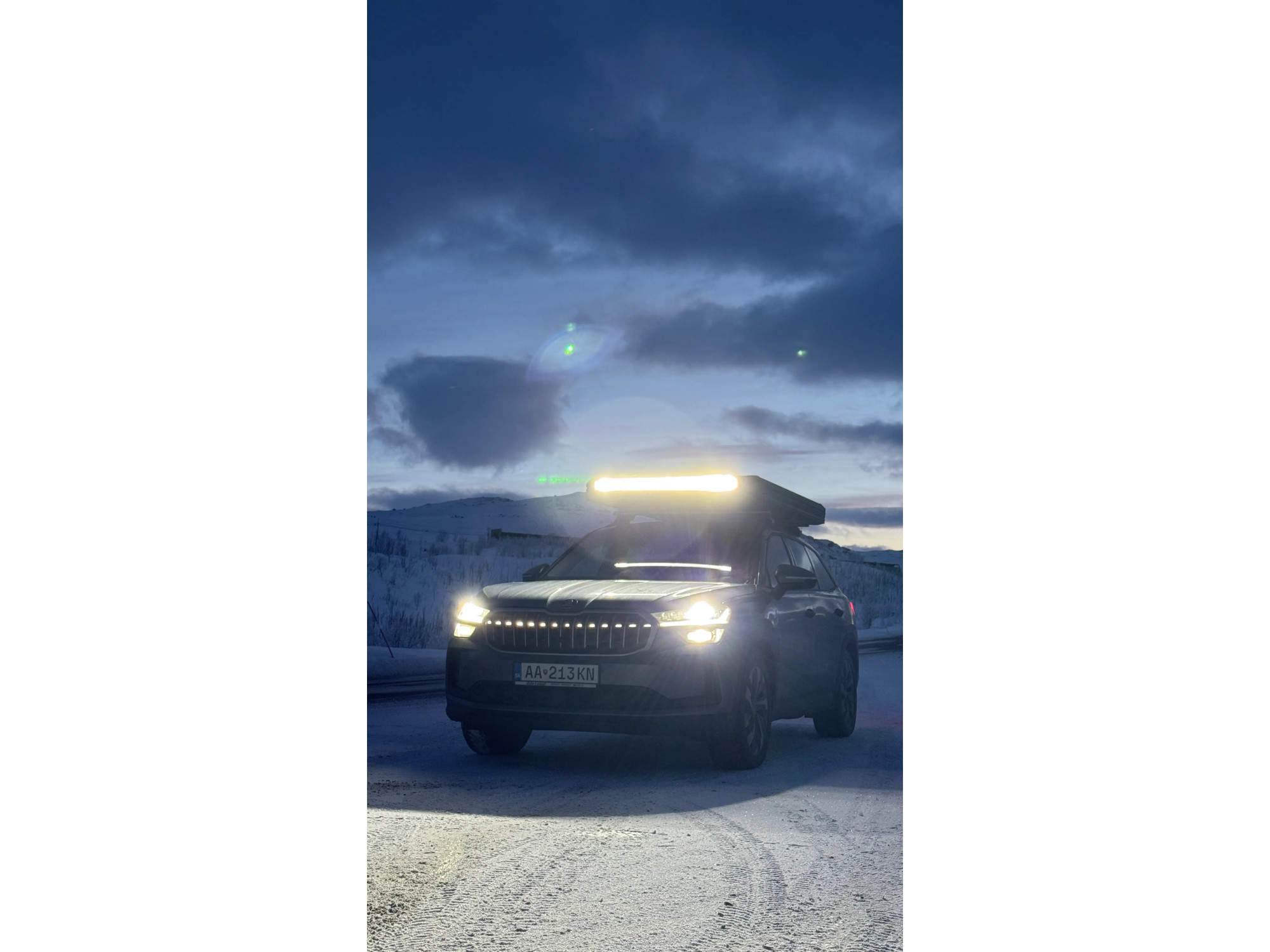 SNAILER® – Barra LED 100 cm / 594 W per tenda da tetto