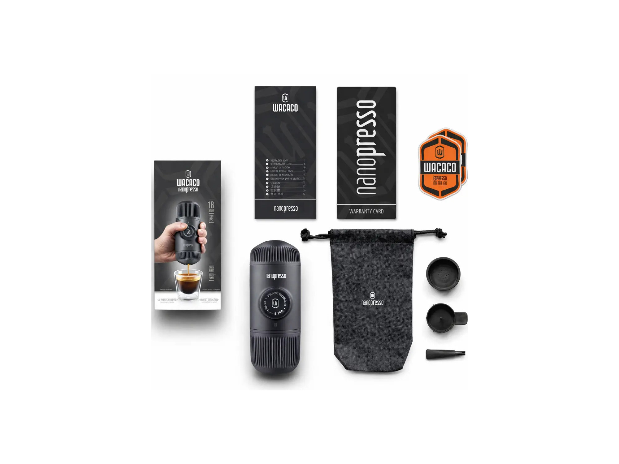 Wacaco Nanopresso | Macchina espresso manuale portatile | SNAILER®