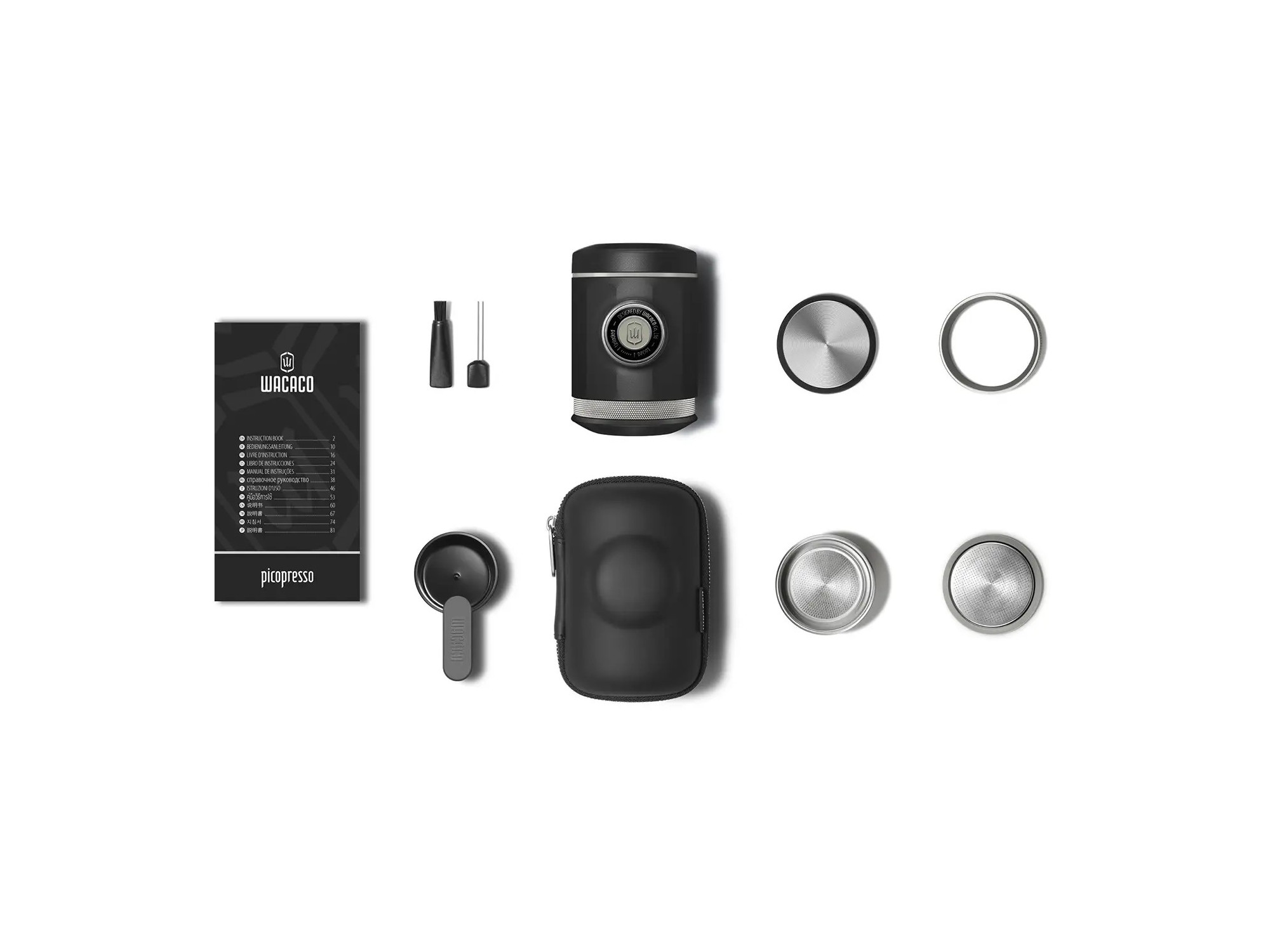 Wacaco Picopresso + custodia rigida | Espresso manuale | SNAILER®