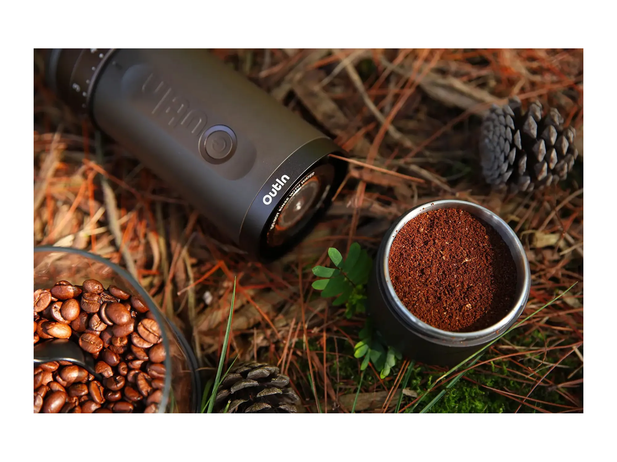 OutIn Fino – macinacaffè elettrico a batteria | SNAILER®