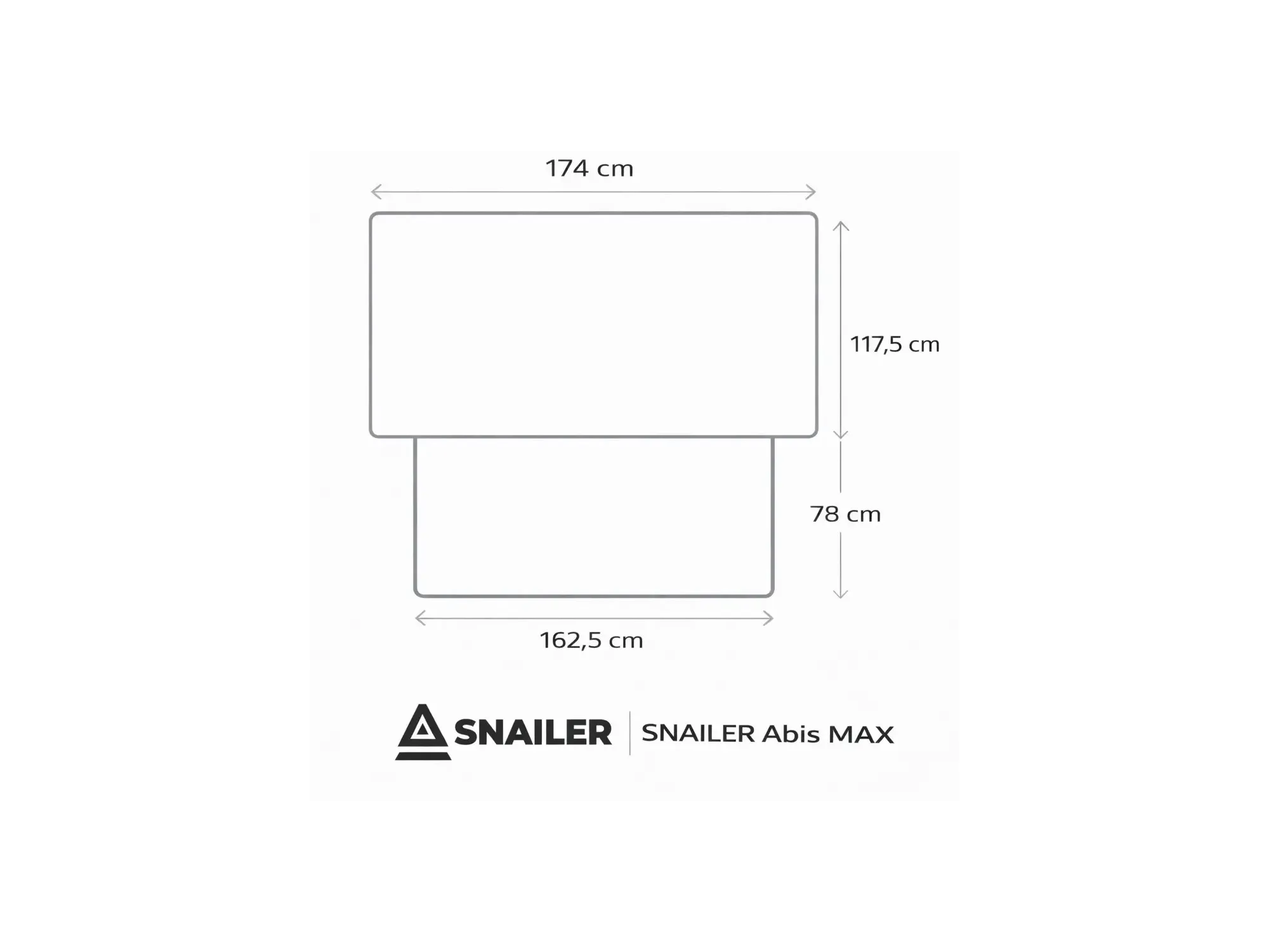 SNAILER® Materasso per tenda da tetto Abis MAX