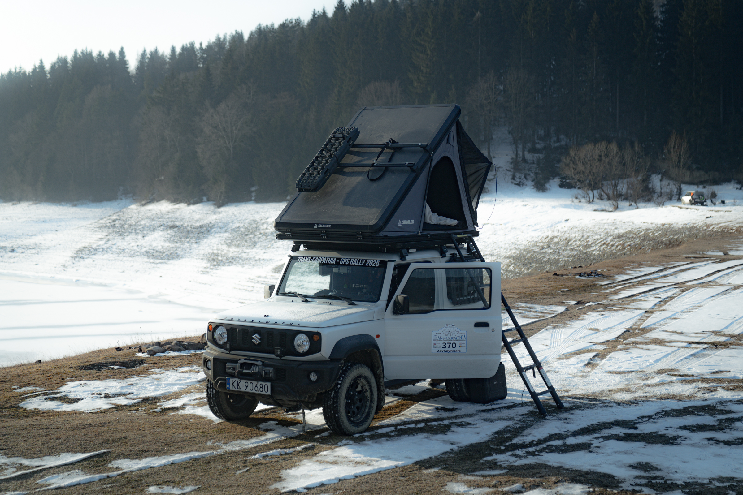 Riporre la tenda da tetto SNAILER Alduo per l inverno